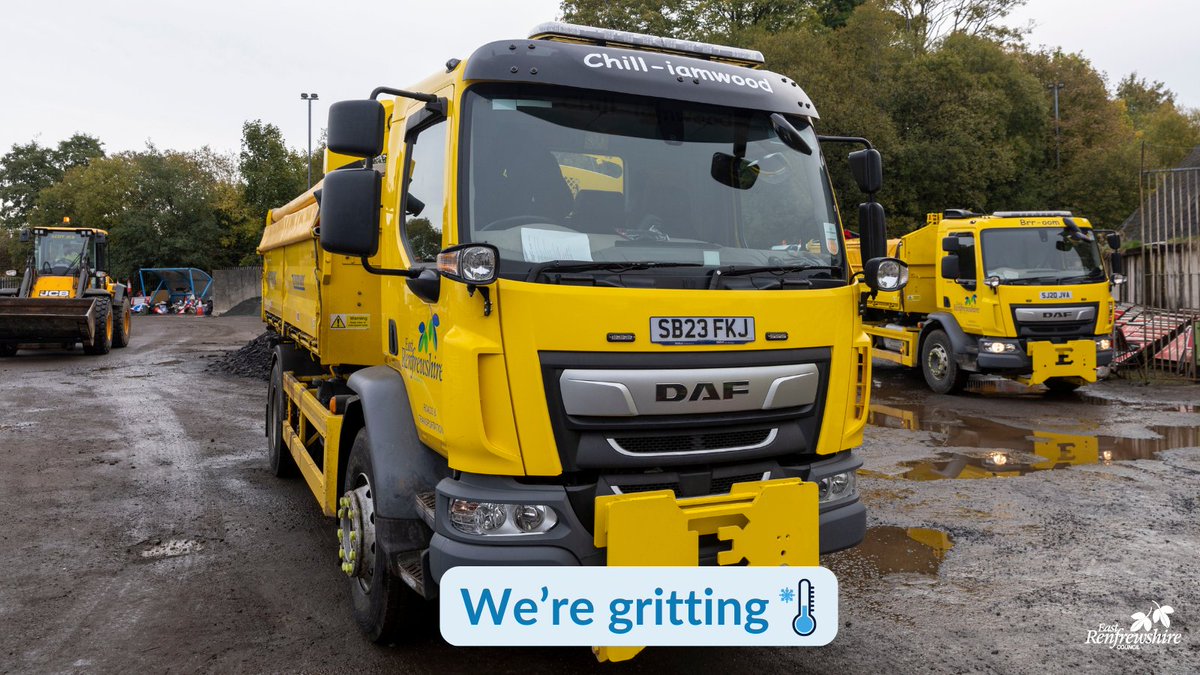Frost is forecast overnight so our gritters will be out treating priority routes from 4pm and 4am tonight, with road surface temperatures falling to -2.7 degrees 🥶

Find your nearest grit bin, and priority routes at: orlo.uk/QA1uB