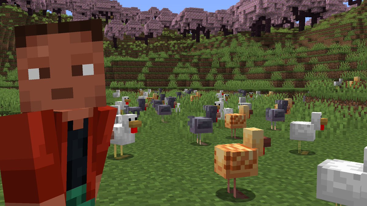 Minecraft tweet media