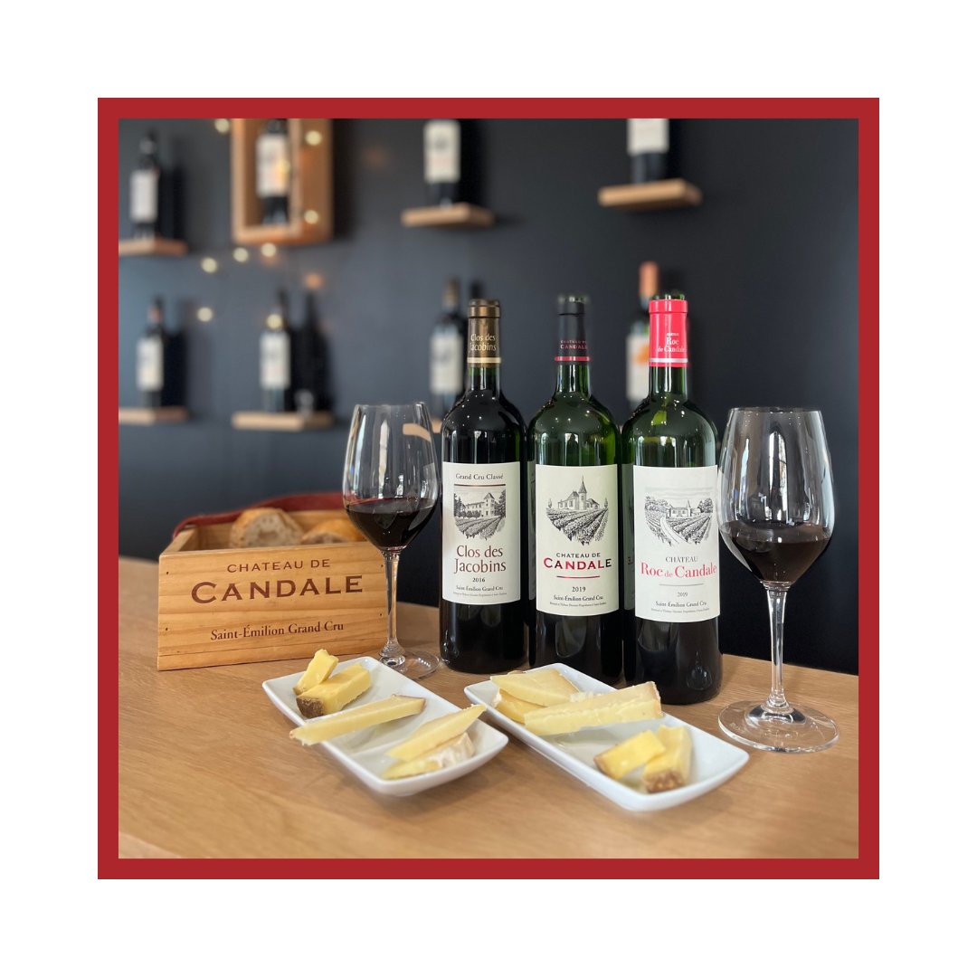 🇫🇷 {Dégustation gourmande privée salée} 
Envie de savourer des délices salés ? 
Venez partager un moment gourmand et convivial au Château de Candale ! 🧀