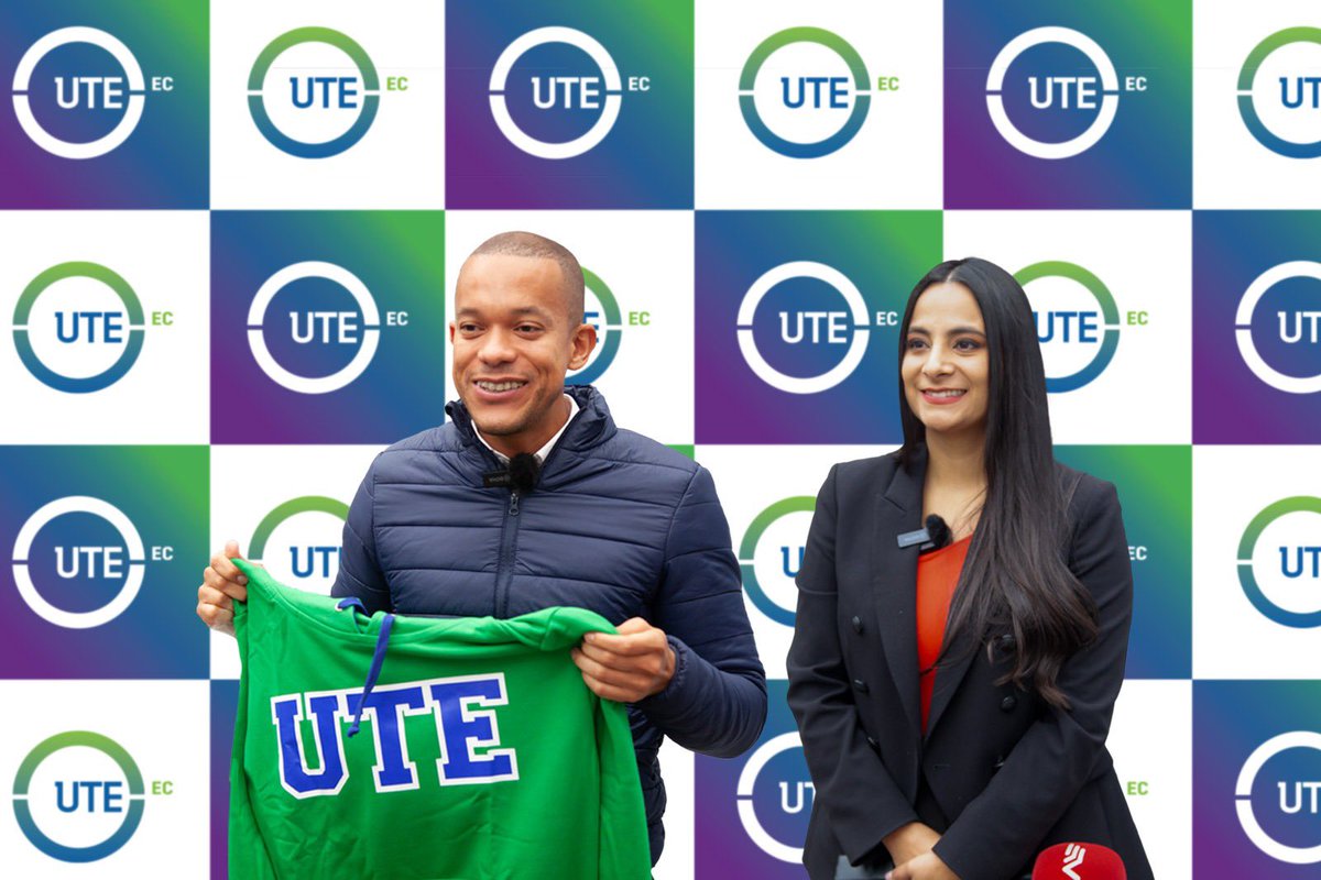 UTEoficial's tweet photo. .@anitapalaciosc y @JuanMiguelTA brillan en la tv ecuatoriana y son parte de los miles de exestudiantes UTE que transforman el país.
¡Sé parte del cambio! 💪
➡️ https://t.co/dsWkkPBMbM https://t.co/XpQviU5QBI