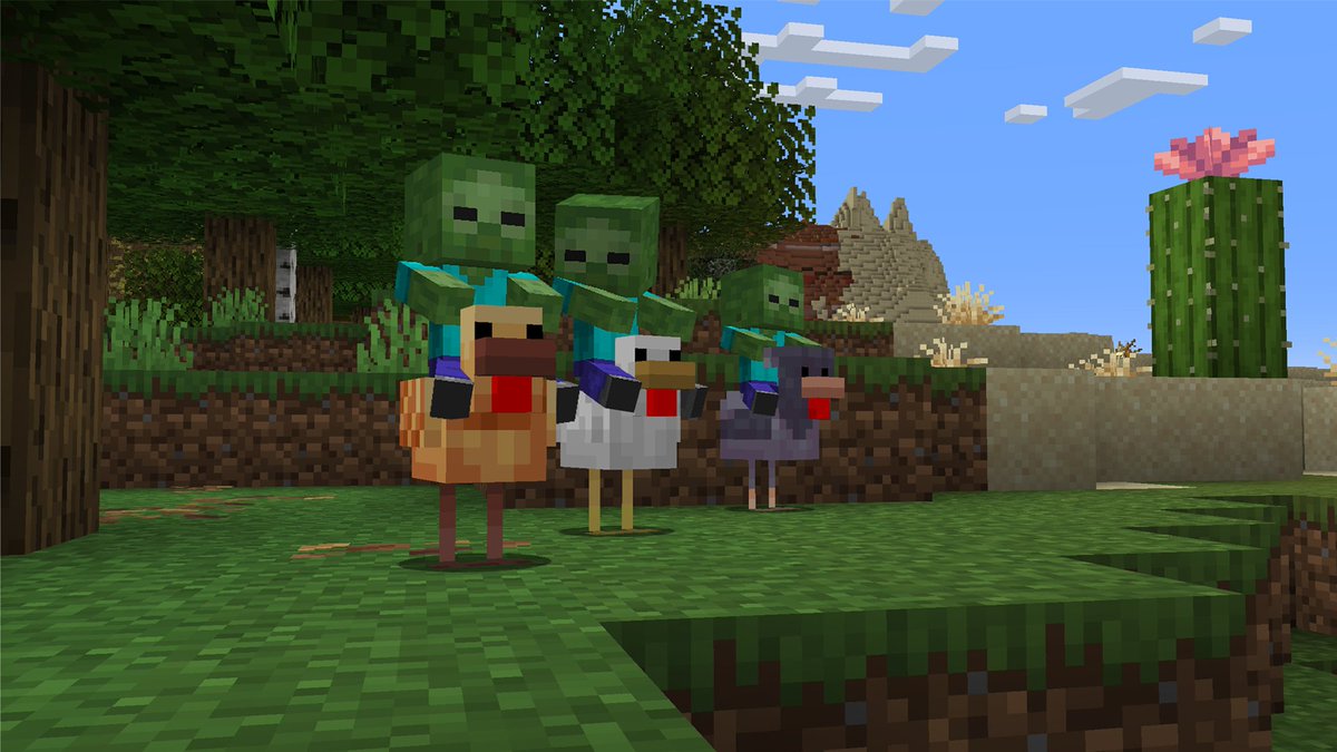 Minecraft tweet media