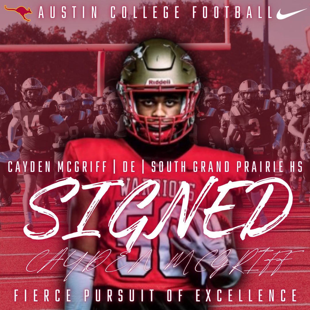 🚨Welcome to #RooNation🚨

👤Cayden McGriff
🏈DE
🏠Grand Prairie, TX
🏫South Grand Prairie HS

#FPE #RSP #NationalSigningDay