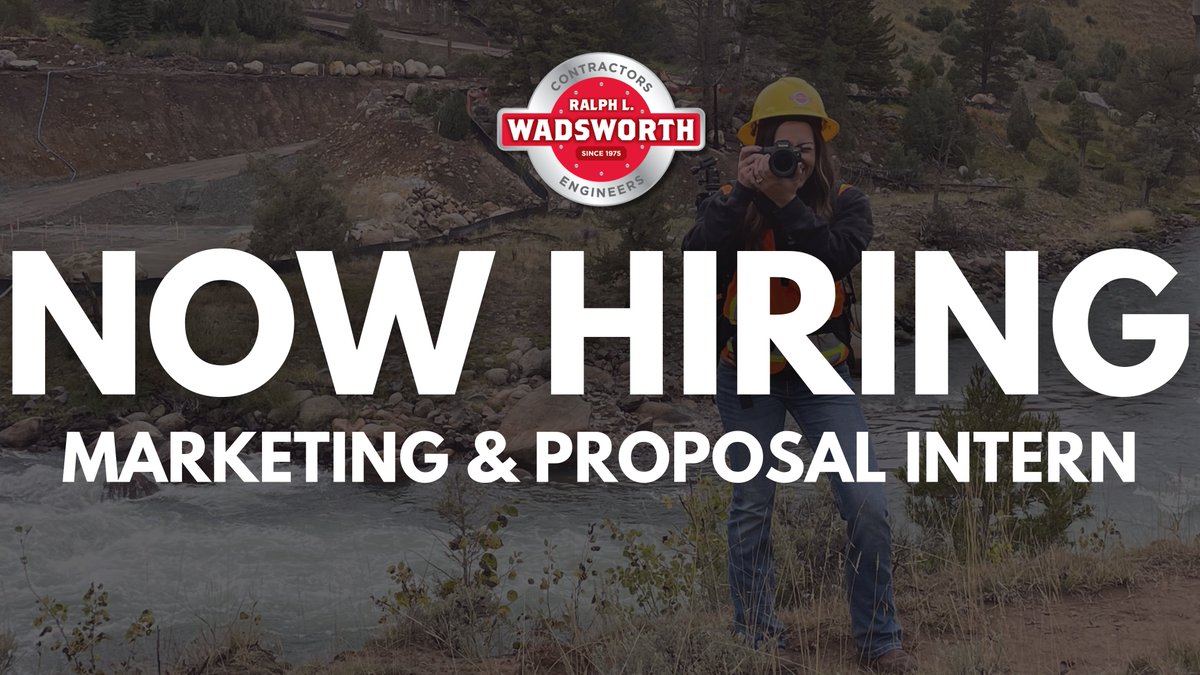 rlwconstruction's tweet photo. We're on the hunt for a Marketing &amp; Proposal Intern to join our team in Draper, UT! Ready to build your career with a company that’s shaping the future? Apply today: https://t.co/r3AQrhGaAx #MarketingInternship #ConstructionMarketing #NowHiring https://t.co/yLNJDUbKzz