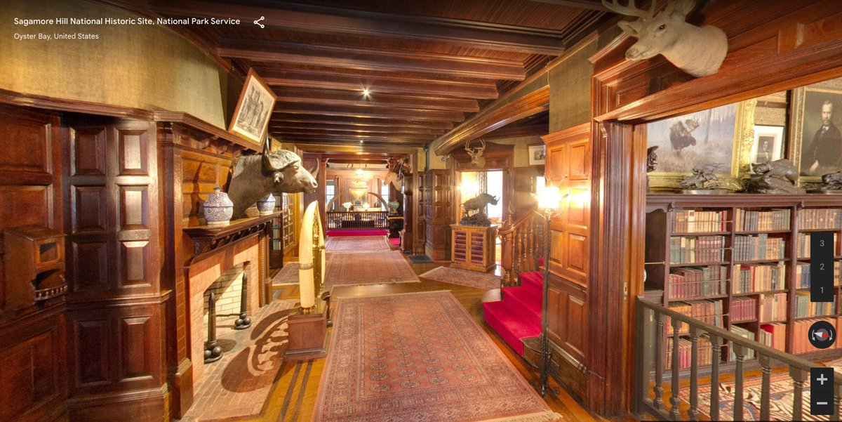 RSeidel_NBCT's tweet photo. #APUSH220 You can take an interactive tour of Teddy Roosevelt’s home in NY, @SagamoreHillNHS, courtesy of @googlearts. Much of it is exactly what you would imagine TR's home would look like.
https://t.co/2tJUIaWKrg
You won’t be disappointed. https://t.co/ERUIKFrtRi
