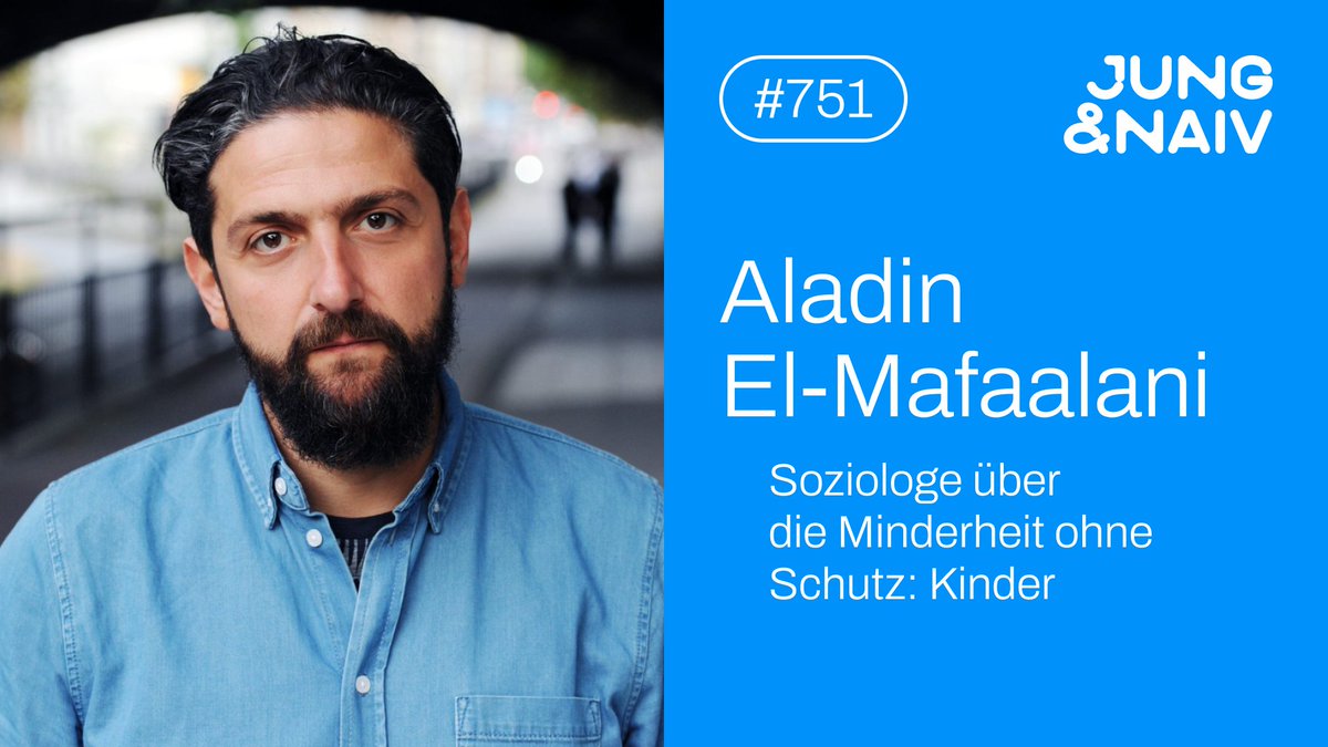 TiloJung's tweet photo. Jetzt LIVE: Soziologe & Bildungsforscher @AladinMafaalani bei @JungNaiv über Kinder als Minderheit in Deutschland https://t.co/thQqaDXFfi

Bringt euch ein mit naiven Fragen im Livechat!