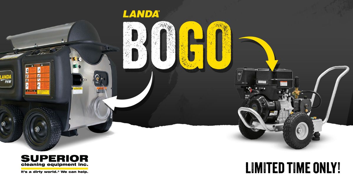 sceclean's tweet photo. Buy a hot water #LandaTough #PressureWasher and get a free cold water system! While supplies last.

Learn More: https://t.co/WEIMUNRPIB 

#Arizona #ItsADirtyWorld #Clean https://t.co/gRMxFJ8Hb3
