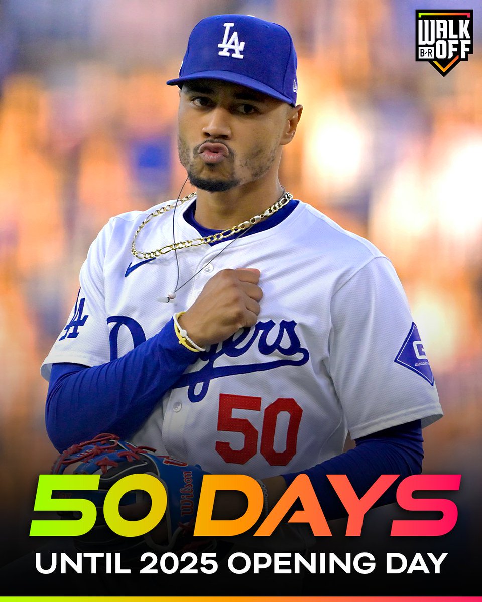 BRWalkoff's tweet photo. FIFTY MORE DAYS ⚾️ https://t.co/XGTqMZeDVt