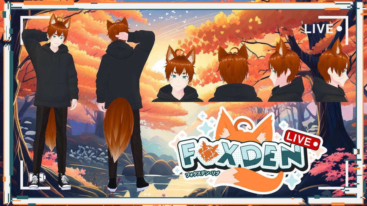 Fox Den Live || Lil' Foxxy Guy Vtuber 🦊 tweet media
