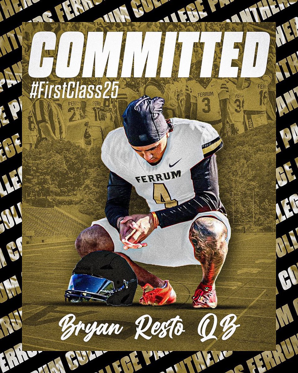 Bryan Resto (@bryanrestoqb) on Twitter photo Committed!! All glory to god thank you for another blessed opportunity ❤️ Excited to get to work🚨 <a href="/coach_ksherman/">Kevin Sherman</a> <a href="/_Coach_Clark/">Cameron Clark</a> #blackhats 🤟🏽 Committed!! All glory to god thank you for another blessed opportunity ❤️ Excited to get to work🚨 <a href="/coach_ksherman/">Kevin Sherman</a> <a href="/_Coach_Clark/">Cameron Clark</a> #blackhats 🤟🏽