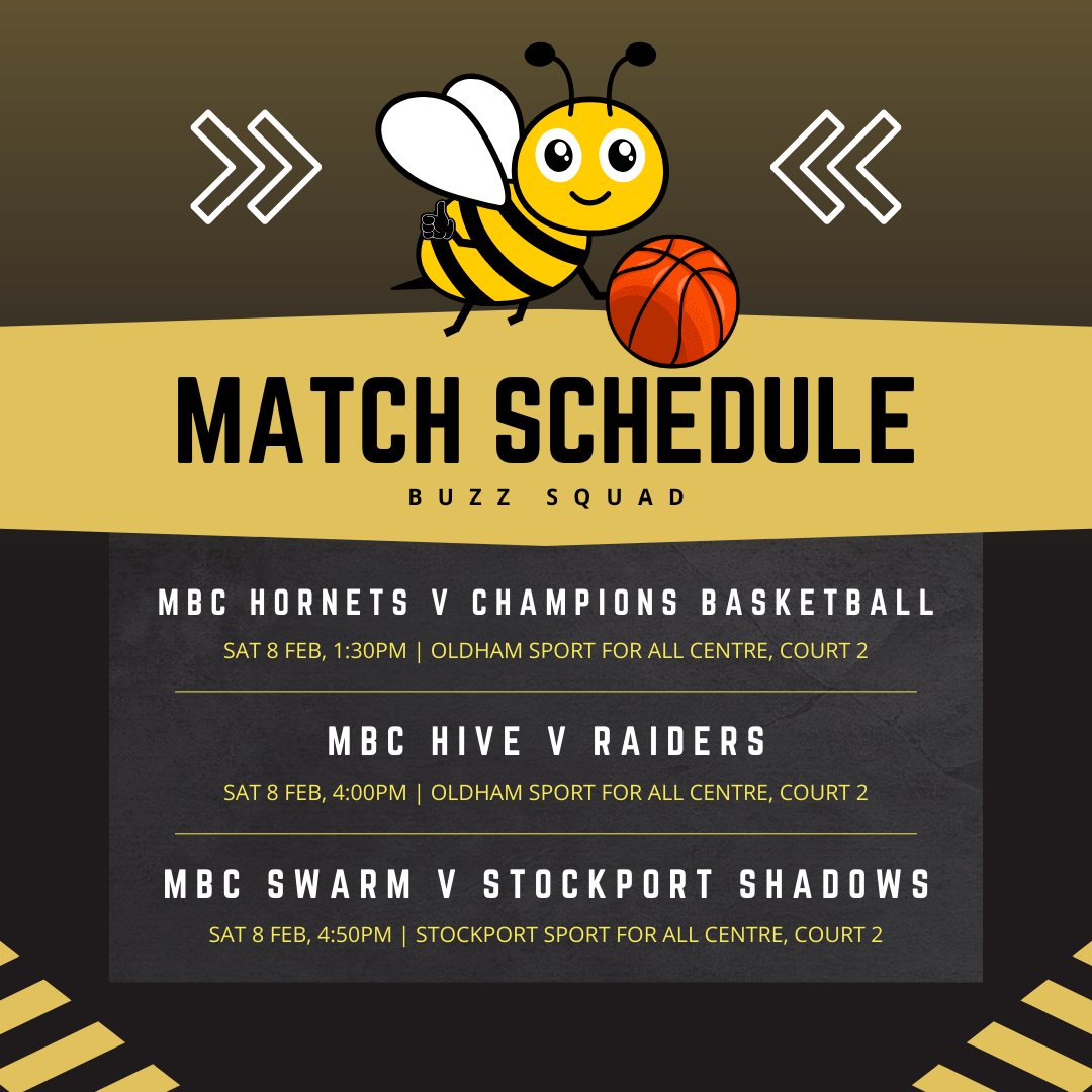 On the agenda for our Buzz Squad this weekend! 📅✊

#HearTheBuzz | #BEElieve | #NBL2425 | #BritishBasketball