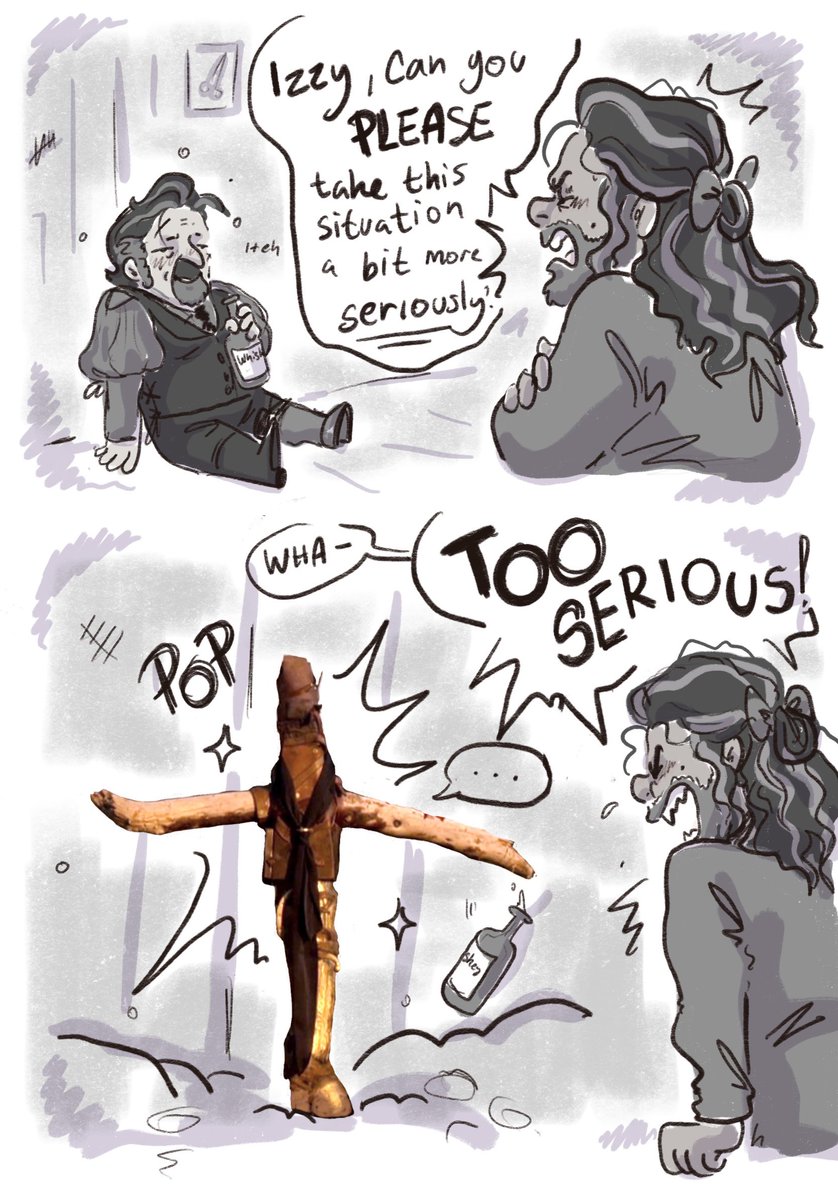 Can’t believe the “too serious” meme has been going around for around a week and I’m yet to see an OFMD version.