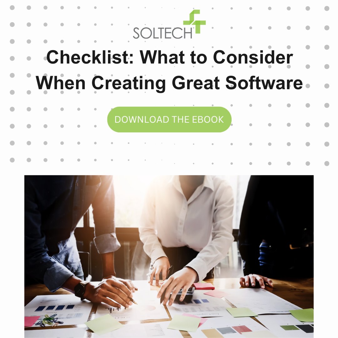 soltechatlanta's tweet photo. Great software starts with a clear vision. But without a structured plan, even the best ideas can get lost in execution.
Before you build, plan smarter. Download your checklist today: https://t.co/hn7HVmrv2L
#SoftwareDevelopment #SoftwareChecklist #BuildBetterSoftware https://t.co/Aho9QC85Cg