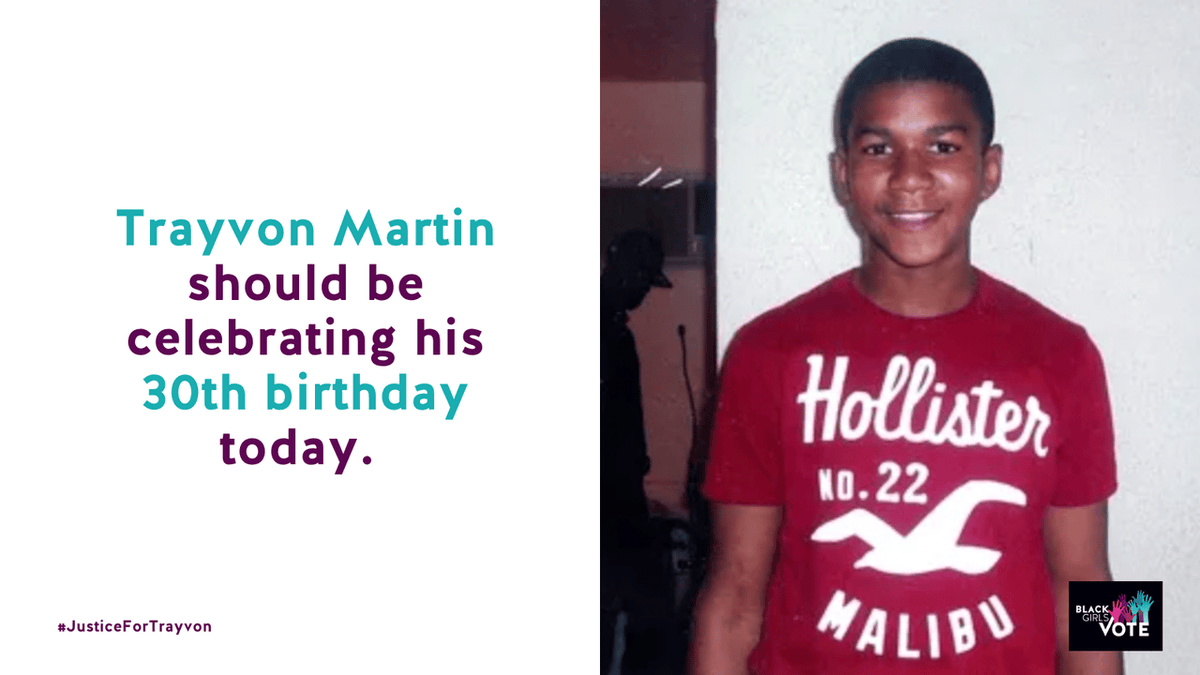 blackgirlsvote's tweet image. Trayvon Martin should be 30 today, but he was tragically murdered at 17 due to racial profiling. 

This serves as a reminder of the ongoing injustices faced by African Americans in our criminal system. 

We must keep fighting for change.

#JusticeForTrayvon
