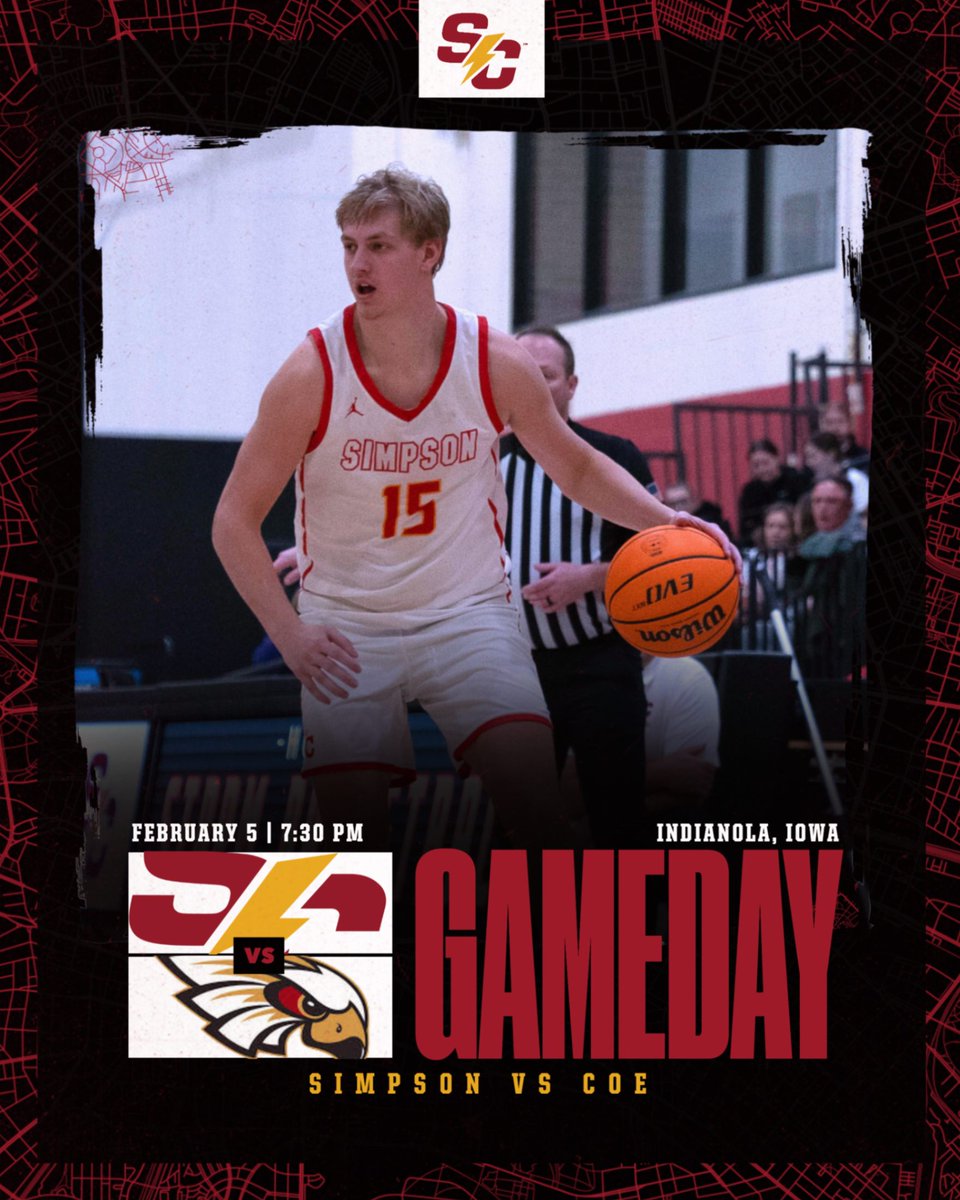 Simpson Men's Basketball tweet media