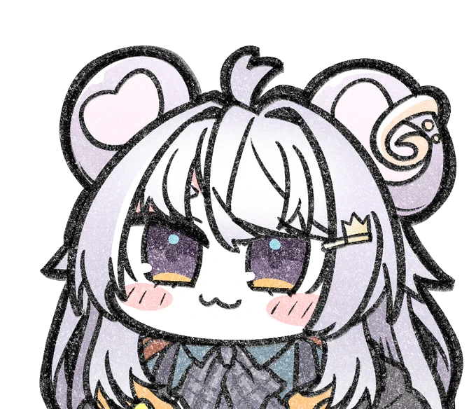 いろんな表情のまるげりちゃさん描いた#りちゃあーと #いろんな表情のvtuberさん 