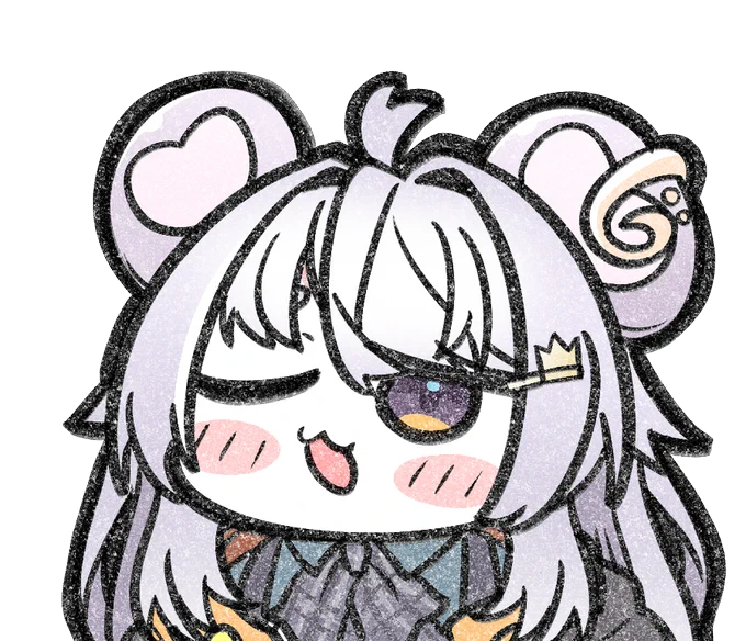 いろんな表情のまるげりちゃさん描いた#りちゃあーと #いろんな表情のvtuberさん 