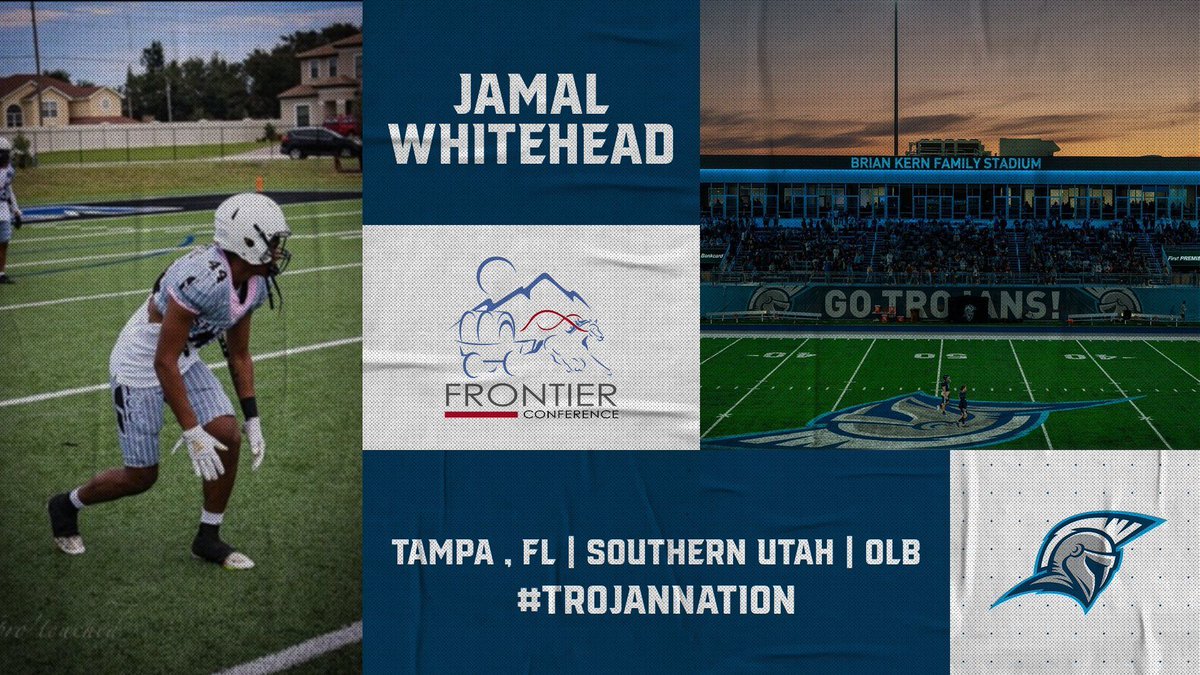 DSUFootball's tweet photo. Welcome to the family!
Jamal  Whitehead (@Iam__jm10 )
From: Tampa Bay, FL
PC: Southern Utah
LB | 6’1 | 190 https://t.co/CRt1gZuFG5