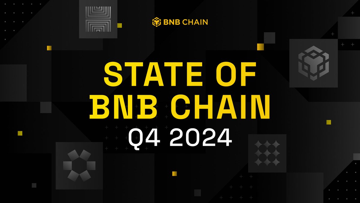 BNBCHAIN's tweet photo. BNB Chain just had a monster Q4.

ATH price, DeFi on fire, and tech upgrades that make the network faster and stronger.

@MessariCrypto's "State of BNB Chain Q4 2024" report just dropped, let's break it down 🧵👇 https://t.co/jiSekcrw0s