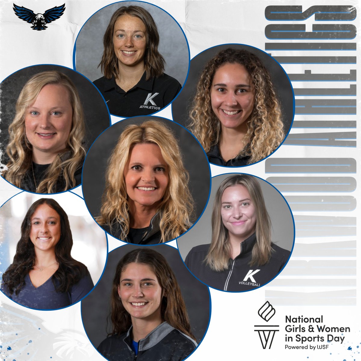 Here's to the Eagles leading the way, breaking records and inspiring the future of sports! 💙 #NGWSD2025