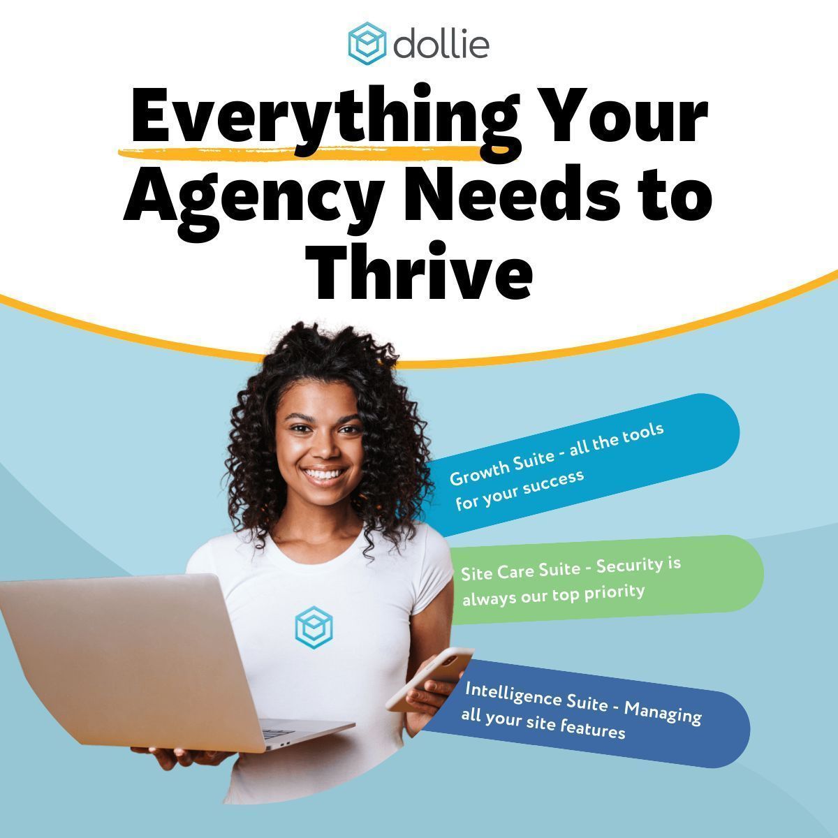 Tired of juggling multiple tools to grow your WordPress agency? With Dollie’s integrated Growth, Site Care &amp; Intelligence Suites, you get all-in-one power to scale, manage clients, and boost revenue—branded as your agency. No more compromises.
