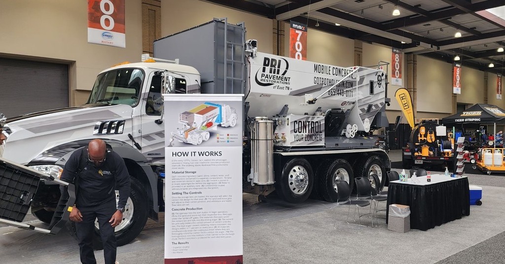 gotpotholestn's tweet photo. If you attended PaveX in Chattanooga last week, you likely saw one of the new Cementech C60 trucks which is being added to the PRI of East TN fleet. 

For pricing or dispatch, please call: 

West TN: (731) 238-3110 
Middle TN: (615) 663-9011
East TN: (865) 816-7255

#workwithPRI https://t.co/cM0HMtoQ6Z