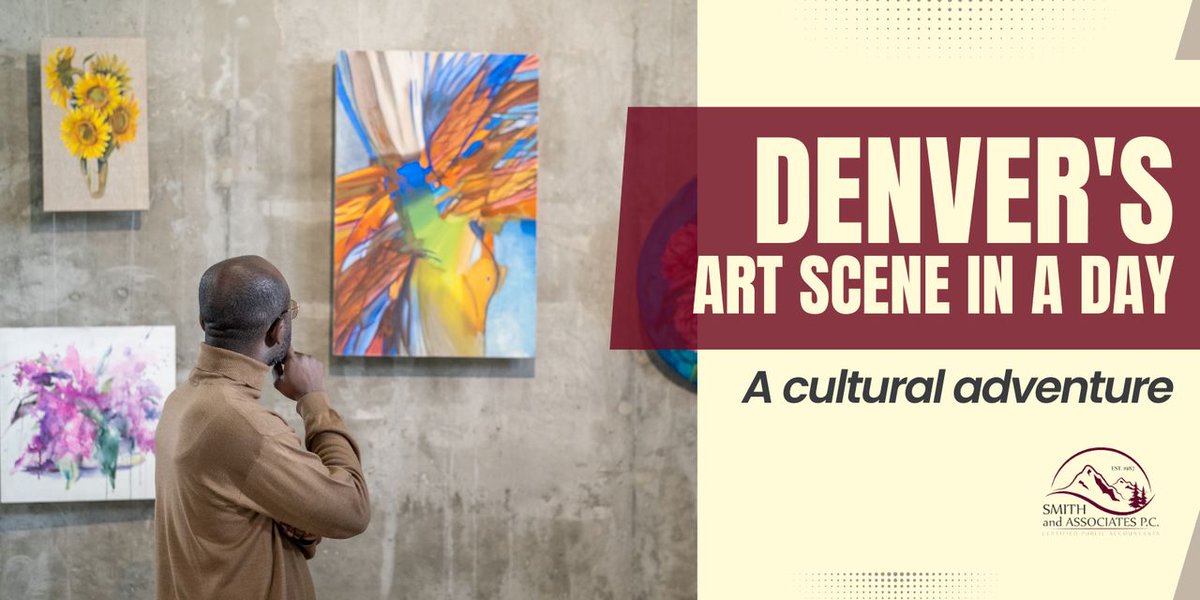 Smith_And_Assoc's tweet photo. Experience the vibrant art scene of Denver in just one day. Follow a curated itinerary to explore must-see galleries, public art, and hidden gems across the city. https://t.co/9YppZIZC9H https://t.co/4mtSopruzE