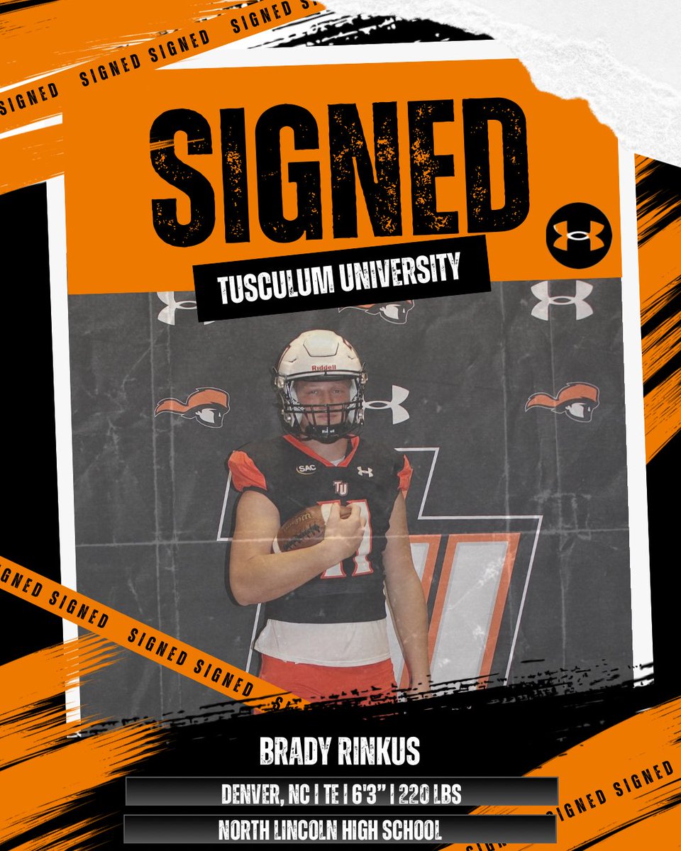 Tusculum Football (@tusculumfb) on Twitter photo SIGNED! 🖊️
Pioneer Nation, welcome our newest member of the Pioneer Family <a href="/BradyRinkus/">Brady Rinkus</a> 🟠⚫️
#PioneerUp #TusculumFootball SIGNED! 🖊️
Pioneer Nation, welcome our newest member of the Pioneer Family <a href="/BradyRinkus/">Brady Rinkus</a> 🟠⚫️
#PioneerUp #TusculumFootball