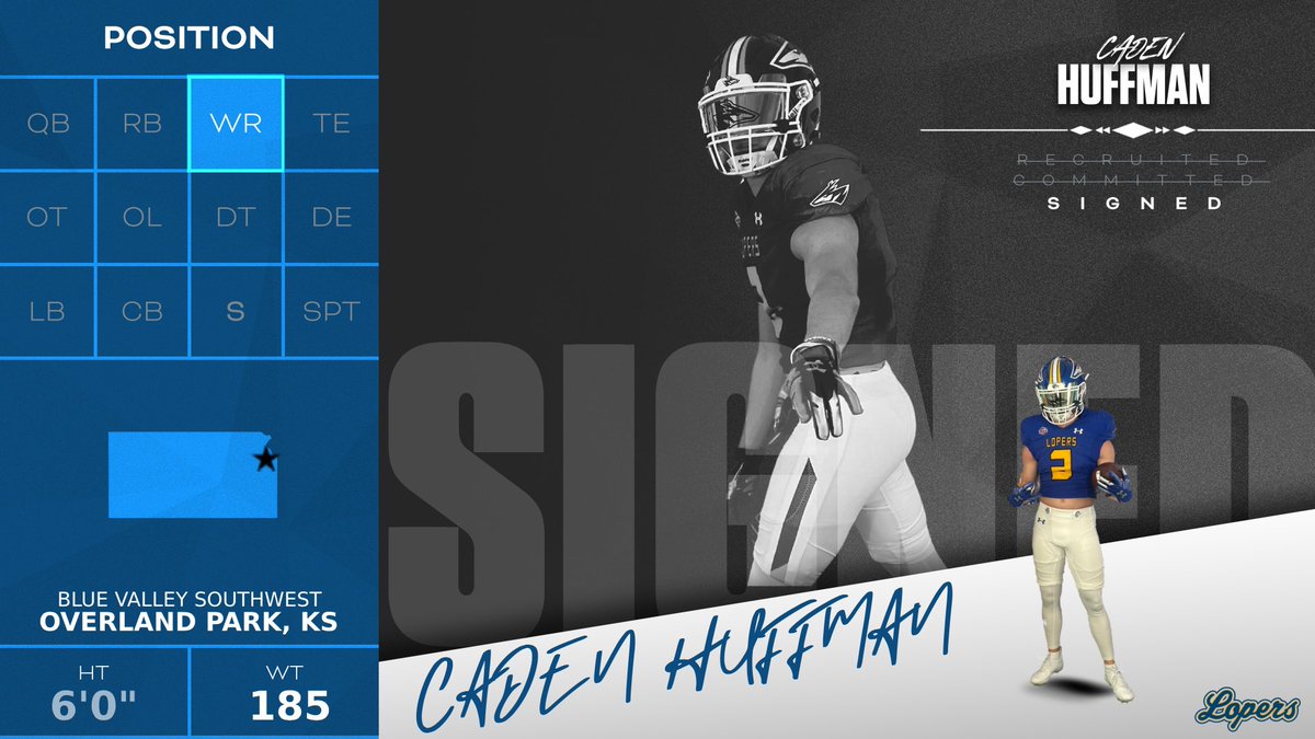 Bringing in a speedster from Kansas. Welcome, <a href="/CadenHuffman03/">Caden Huffman</a> to the Loper family.

#TeamOverMe