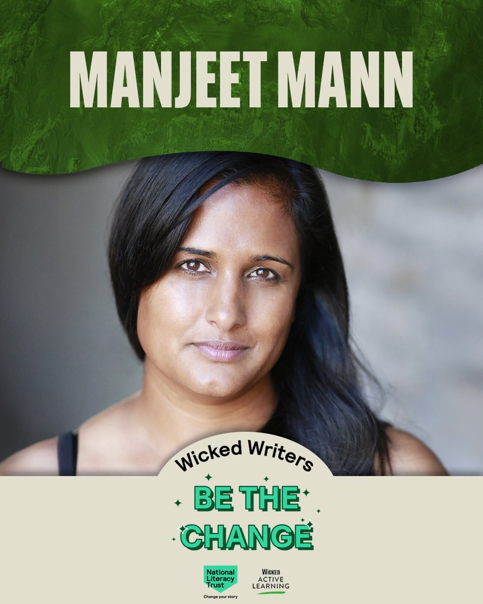 WickedUKLearn's tweet image. Meet the judges! 📚

Manjeet Mann is an award-winning author of &apos;The Crossing&apos; and playwright whose work champions storytelling and social change. We’re thrillified to have her on board for Wicked Writers: Be the Change, in partnership with @literacy_trust.