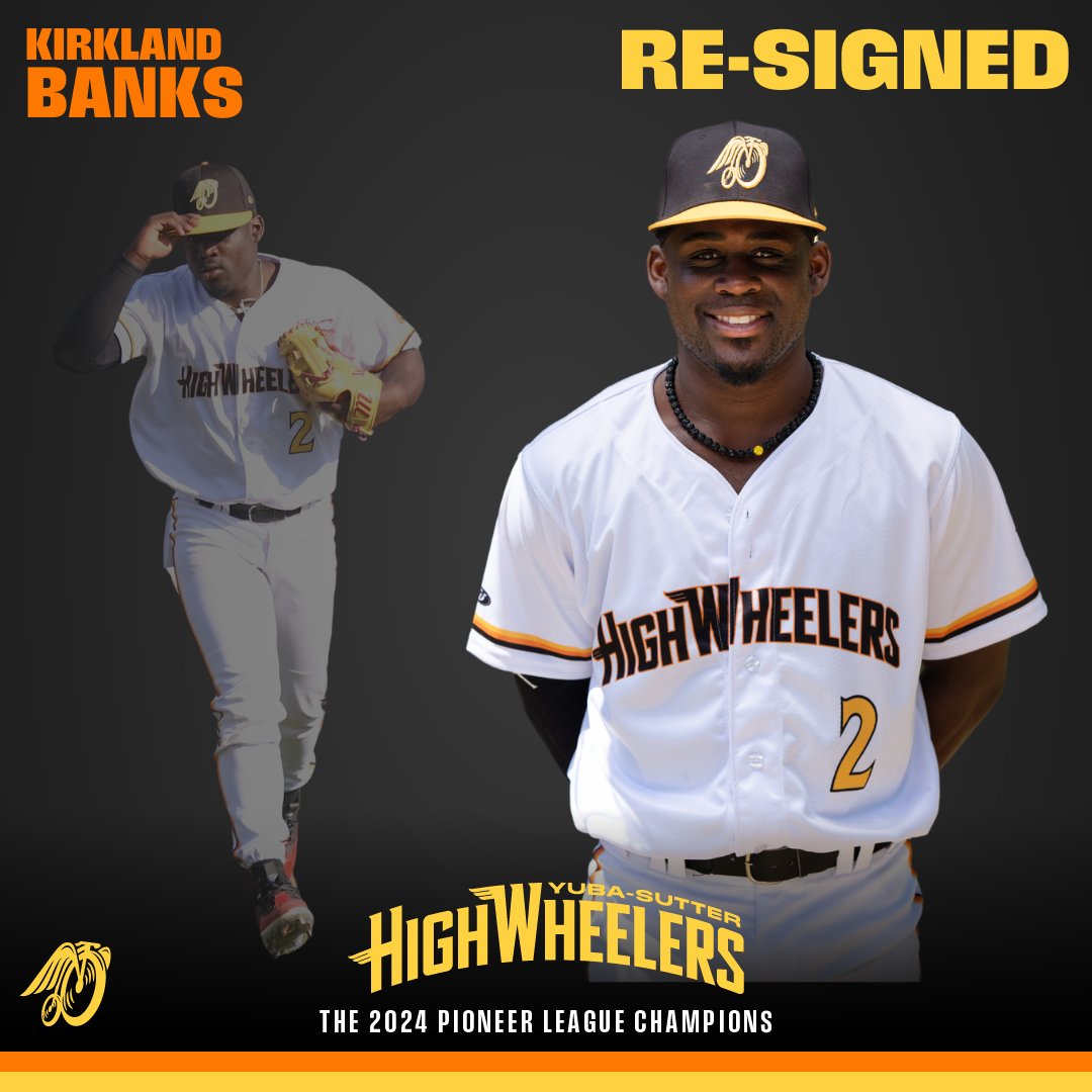 WELCOME BACK, KIRKLAND BANKS!
The High Wheelers are excited to announce Kirkland Banks will be returning to defend our PBL Championship! The Lamar University (TX) two-sport athlete from Lake Charles, LA will be a pivotal member of our infield squad.