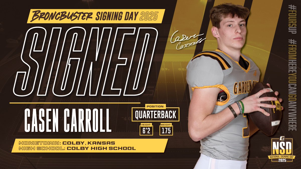 Welcome to BRONCBUSTER Football!
<a href="/GCCC_FOOTBALL/">Broncbuster Football</a>