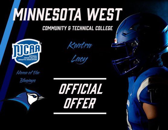 #AGTG After a great conversation with <a href="/coachjsmithlbs/">Coach Jermaine Smith</a> I am blessed to receive an offer from <a href="/MnWestFootball/">Minnesota West Football</a> 💙🖤 <a href="/G_Sportz/">Jeremiah Jakee' Gray</a> <a href="/DaJuanSanders/">Coach D. Sanders</a> <a href="/BourgeoisFB/">Bourgeoisfootball</a>