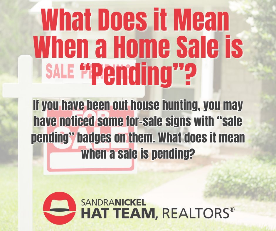 MavenofMidtown's tweet image. If you have been out house🔎hunting, you may have noticed some for-sale signs with “sale pending” badges on them. What does it🤷‍♀️mean when a sale is pending? Here is what you need to know about a #pendinghomesale: homesforsaleinmontgomeryalabama.com/blog/What-Does…

#salepending #HatTeamRealtors #realestate
