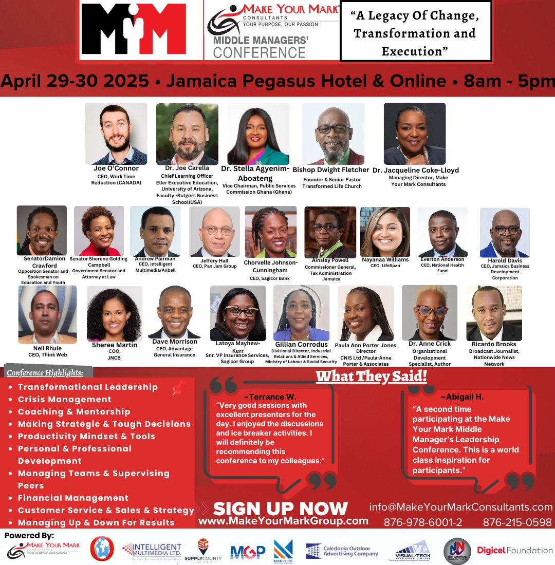 makeyourmarkc's tweet photo. Leadership isn’t about being in charge; it’s about taking care of those in your charge.” – Simon Sinek

Unlock your leadership potential at the 15th Annual Middle Manager Leadership Conference! 🚀💡 Join us April 29-30, 2025. Register now! 🎉 #MMLC2025 #Leadership #MakeYourMark https://t.co/MrwrLslVR7