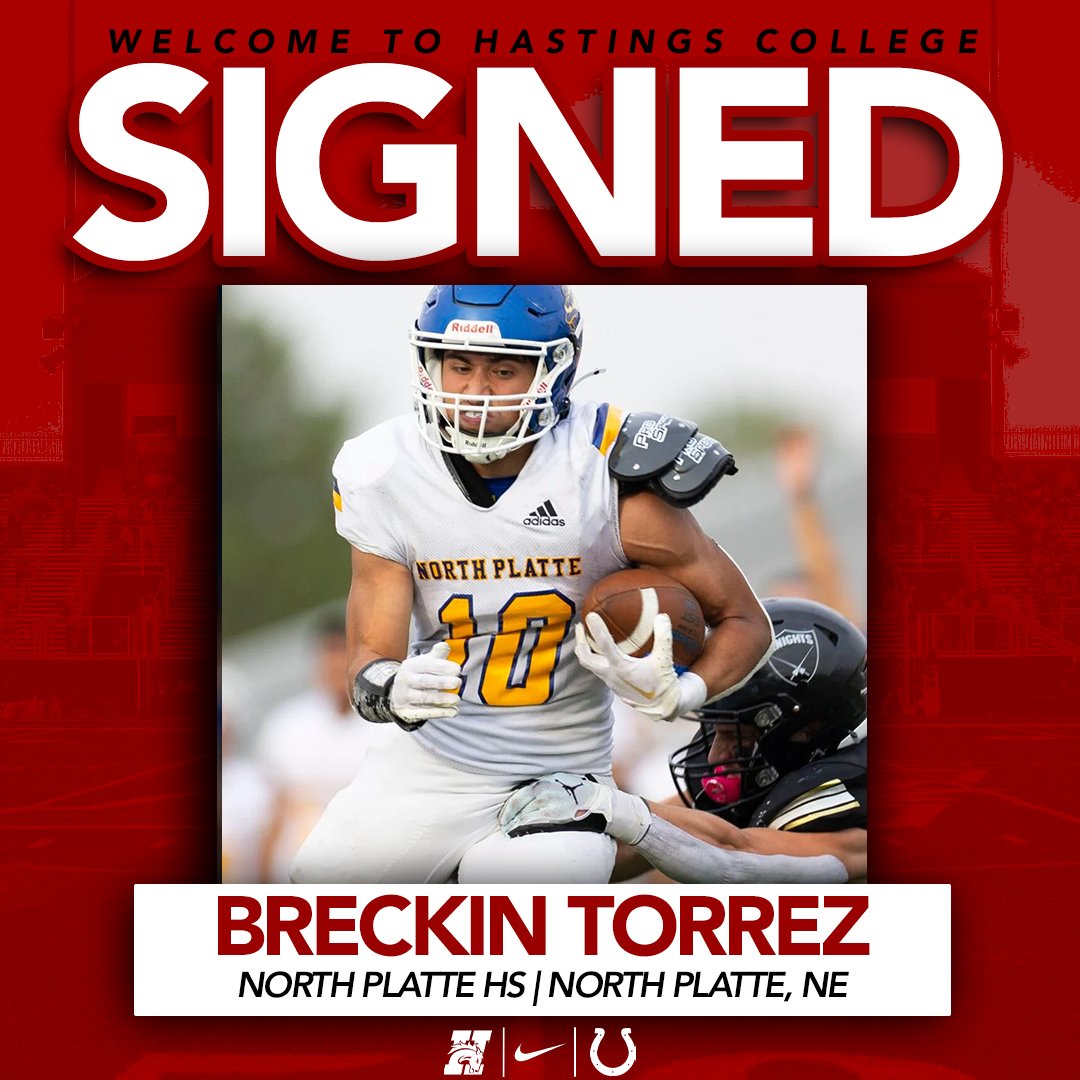 HCBroncoFB's tweet image. ❗️SIGNED❗️
Another pick up from North Platte!
Welcome to Hastings College Breckin! It's A Great Day To Be A Bronco!
#GDTBAB