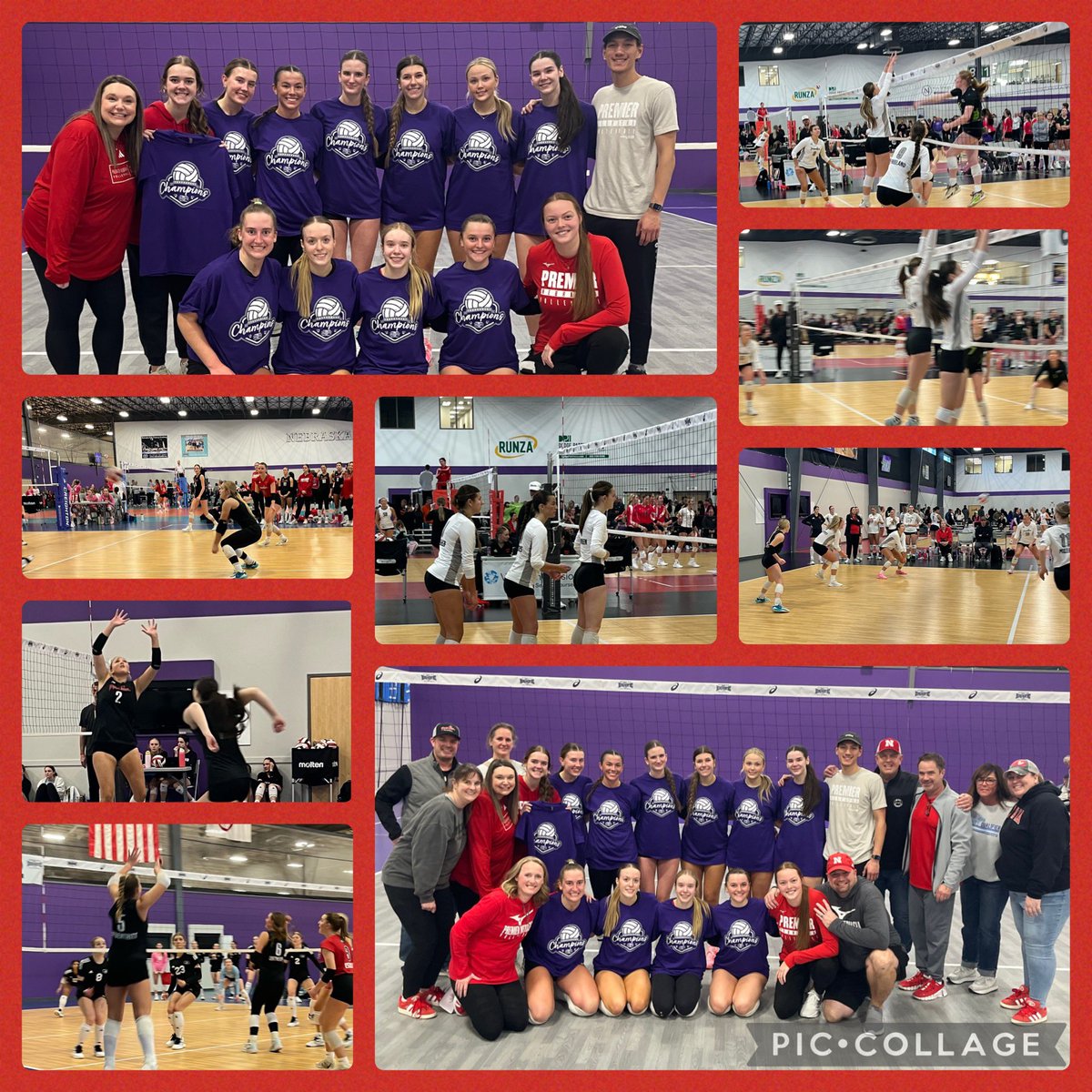 Serving up strength, determination, and teamwork! 🏐 Today we celebrate the power of women in volleyball and all sports. Keep inspiring the next generation of athletes! ❤️🖤#NationalGirlsAndWomenInSportsDay #WomenInVolleyball