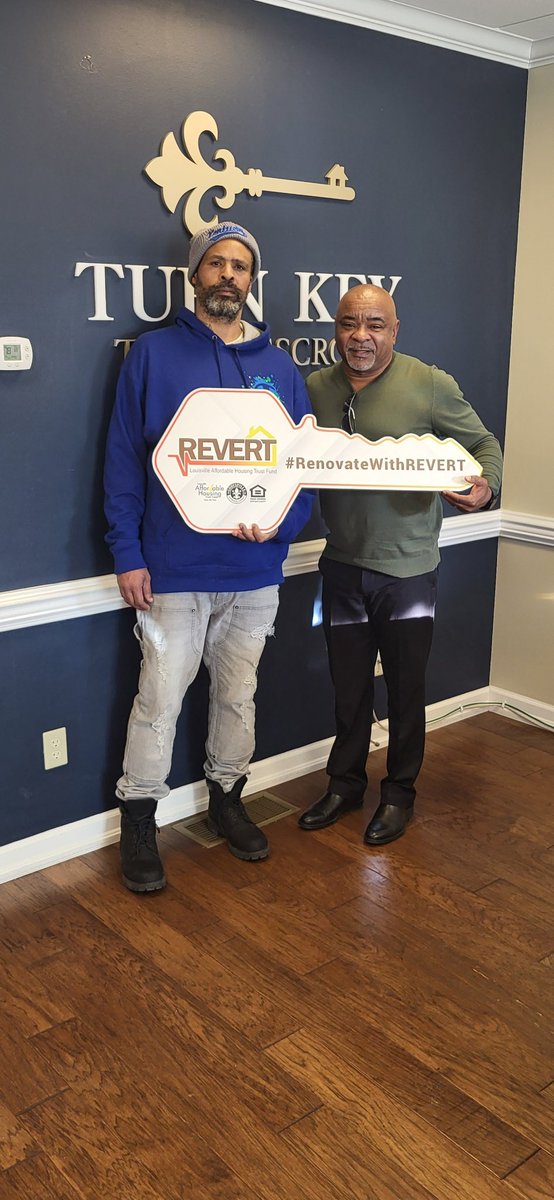 Congratulations to Antione Turner on his newly renovated homes using the REVERT program! 🎉🎉 #REVERT #nomoreredlining #housingtrustfundlou