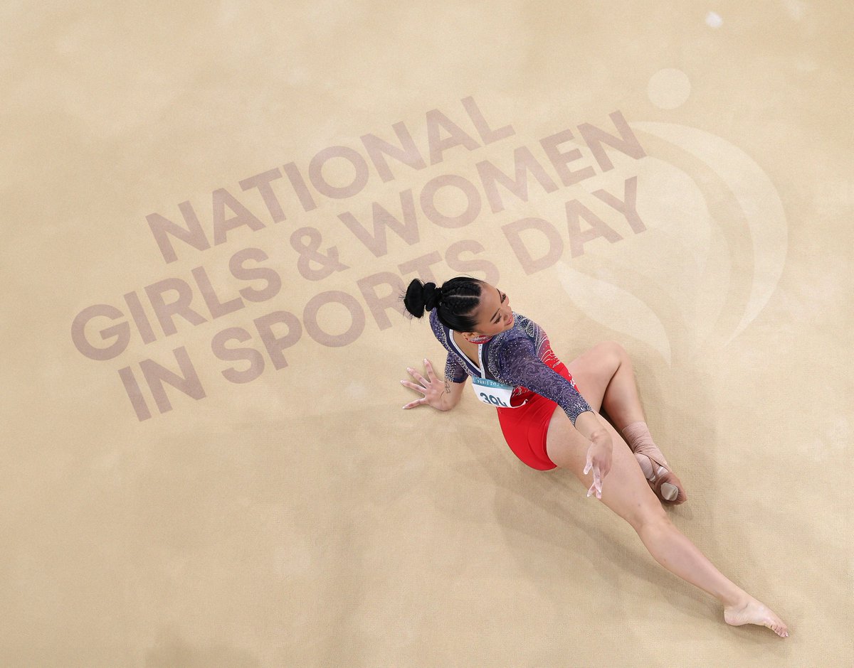 USAGym's tweet photo. Confidence. Strength. Character.

Today we celebrate #NGWSD and all of the girls &amp; women who inspire us to be strong leaders in sports and in life. https://t.co/c8xIdIv8bC