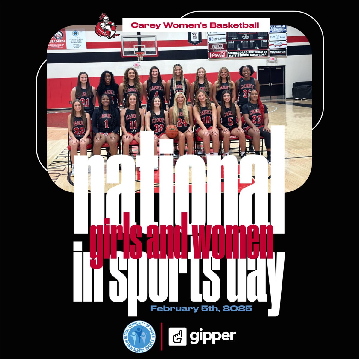 Celebrating the talent, strength, and determination of Lady Crusaders on National Girls and Women in Sports Day!