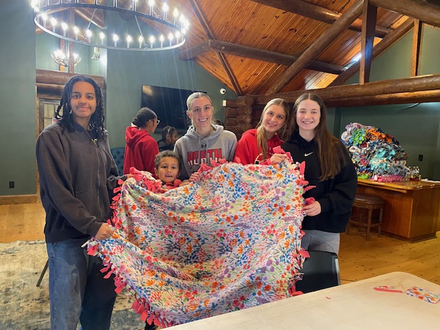 ourfriendchris's tweet photo. Thank you to everyone who came out to help make chemotherapy blankets with us for children battling cancer. With your help, we were able to make 160 blankets that will be donated to the Children's Hospital of Atlanta this spring. Thank you for your support. https://t.co/0xsyvknmMS