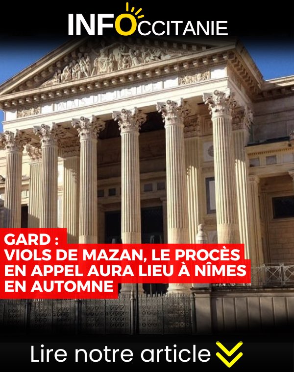 infoccitanie's tweet photo. #Gard : viols de #Mazan, le procès en appel aura lieu à Nîmes en automne ▶️ https://t.co/70n5NDxJqq #violsdemazan https://t.co/ZRjffhBx6B