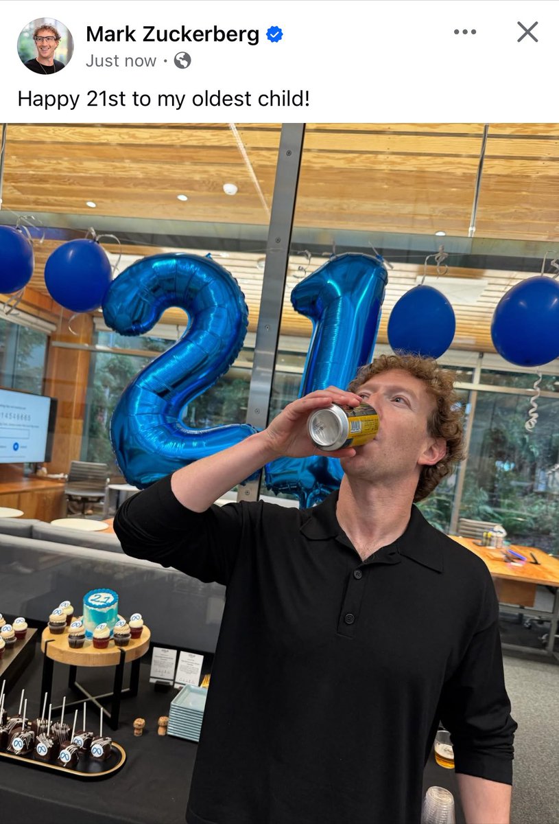 Facebook is 21 years old today.

Let that one sink in.