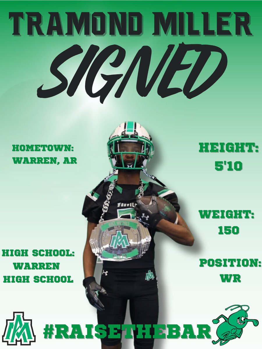 Welcome to the Cello 
Tramond Miller 
Wide Receiver
Warren, AR
#Raisethebar