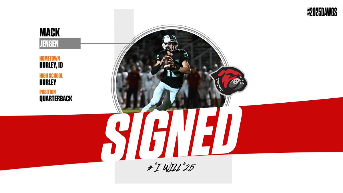 Another electric Athlete is QB Mack Jensen from Burley Idaho!

<a href="/MackJensen_12/">Mack Jensen</a> 

#"IWILL"25
#GoDawgs