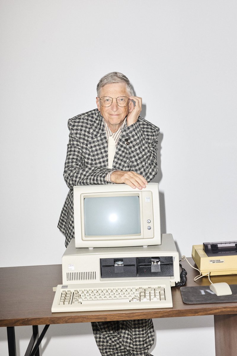 we got Bill in Bottega for Interview Mag????