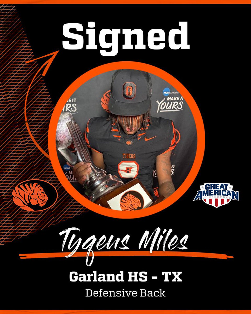 ECU Tigers Football (@ecutigersfb) on Twitter photo Tyques Miles, welcome to Tiger Nation! ๐
Garland HS - TX
Defensive Back
#BeTheStandard #TheHardway <a href="/deshaunmil3es_/">Ty Milesโข๏ธ</a> Tyques Miles, welcome to Tiger Nation! ๐
Garland HS - TX
Defensive Back
#BeTheStandard #TheHardway <a href="/deshaunmil3es_/">Ty Milesโข๏ธ</a>
