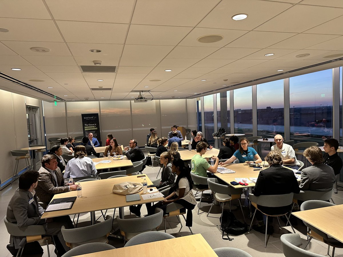We participated in the <a href="/_Sustain_SC/">Sustain SC</a>  Business 2 Student networking event at the University of #SouthCarolina yesterday. Events like this are essential for connecting students with industry and helping to foster careers in sustainability. #Sustainability #SaveEnergy