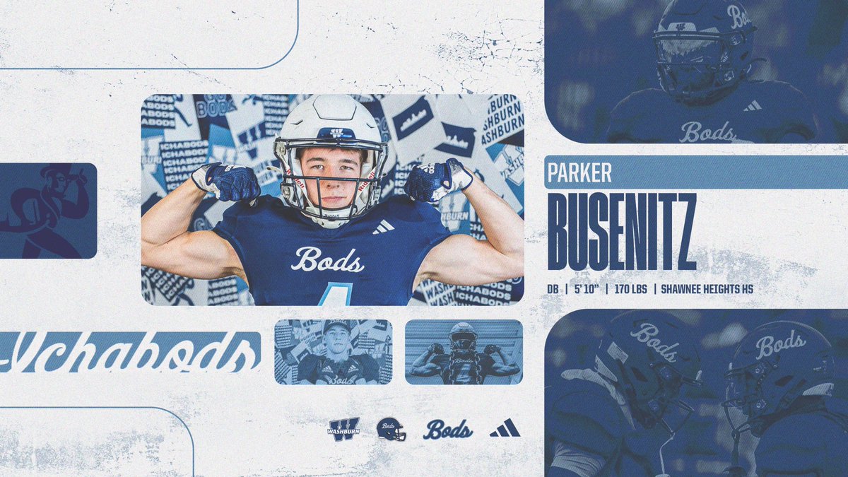 Washburn Athletics (@wusports) on Twitter photo <a href="/IchabodFTBL/">Washburn Football</a> Welcome to the Washburn family Parker Busenitz #GoBods #BeTheStandard <a href="/IchabodFTBL/">Washburn Football</a> Welcome to the Washburn family Parker Busenitz #GoBods #BeTheStandard