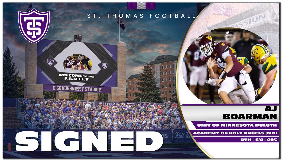St. Thomas Football (@ust_football) on Twitter photo ✍️ 𝓢𝓲𝓰𝓷𝓮𝓭 ‼️
Welcome to <a href="/UST_Football/">St. Thomas Football</a>
<a href="/ajboarman1/">AJ Boarman</a>
<a href="/AHA_Football/">Holy Angels Football</a>
<a href="/aha_stars/">Academy of Holy Angels</a>
#Pa25ion | #RollToms | #NSD25 🔗🔒✅ ✍️ 𝓢𝓲𝓰𝓷𝓮𝓭 ‼️
Welcome to <a href="/UST_Football/">St. Thomas Football</a>
<a href="/ajboarman1/">AJ Boarman</a>
<a href="/AHA_Football/">Holy Angels Football</a>
<a href="/aha_stars/">Academy of Holy Angels</a>
#Pa25ion | #RollToms | #NSD25 🔗🔒✅