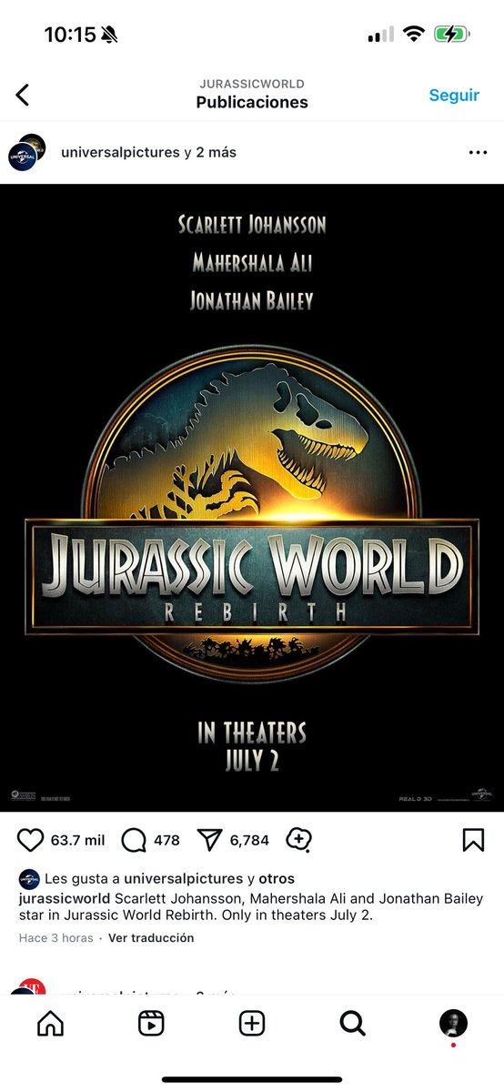 UrielMJJ's tweet photo. 🦖 | JURASSIC WORLD REBIRTH

Nuevo póster de #JurassicWorldRebirth protagonizada por #ScarlettJohansson

El tráiler ya está en línea. https://t.co/oYgz9QTkEe